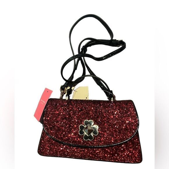 New Kate Spade Odette glitter cross body bag - Picture 4 of 6